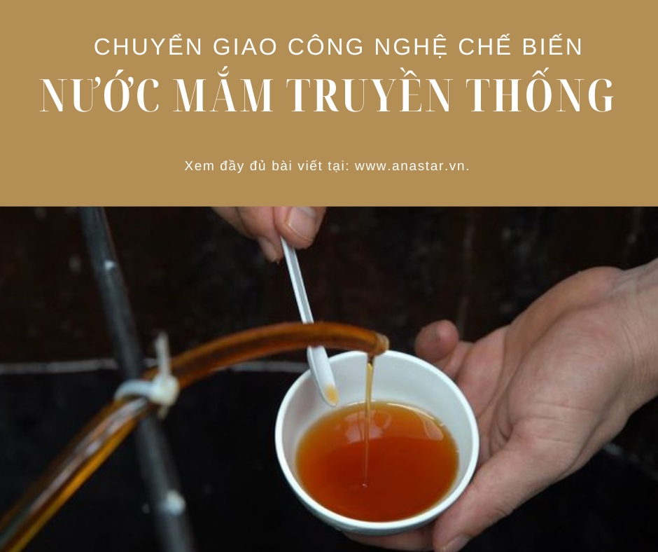 Chuyển giao công nghệ chế biến nước mắm truyền thống