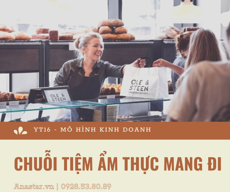 YT 16: MHKD CHUỖI TIỆM ẨM THỰC MANG ĐI