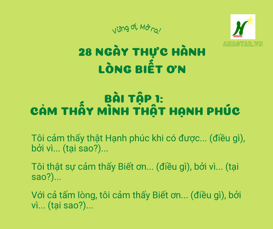 Tập 2 - Bài tập 1: Cảm thấy mình thật hạnh phúc – Vừng ơi mở ra!