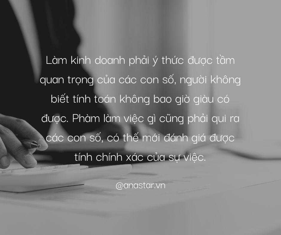 QUẢN LÍ BẰNG NHỮNG CON SỐ